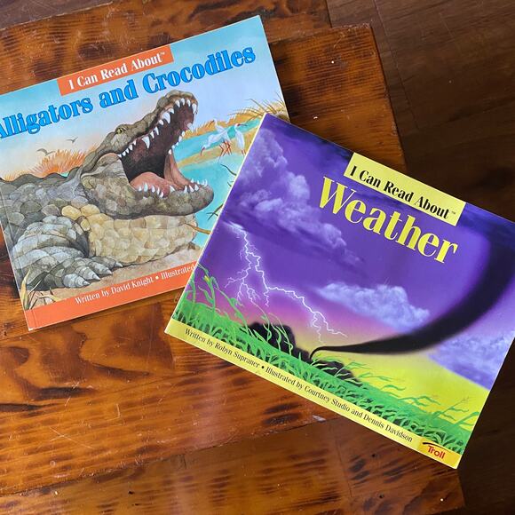 Vintage 90s Bundle of 2 I Can Read About Paperback Books - Picture 1 of 9